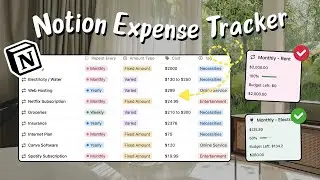 How to Add a Recurring Finance Tracker in Notion | Notion Setup Idea Before 2026