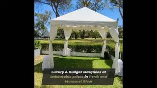 LUXURY MARQUEES (two joined) 6x8 meter Matilda Bay wedding event 2024