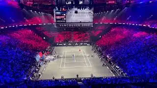 Laver Cup 2023 Felix Auger Aliassime VS Gael Monfils [Upper Bowl POV]