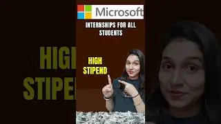 Microsoft Internships 🔥 | Internships For College Students 2025 #shortsfeed #shorts