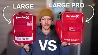 Let's compare SURVIVEX Large Pro versus the regular Large First Aid Kit.