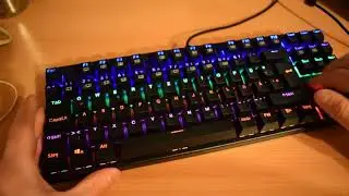 Review: Aukey - Mechanische Tastatur KM-G7 mit LED Beleuchtung