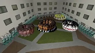Garry’s Mod Hotel Map Scary Night 😱 | Nico’s Nextbots Real Ghost SR Yoshie & Tomino | Long Video