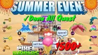 Complete SUMMER QUEST 2020 | Pixel worlds