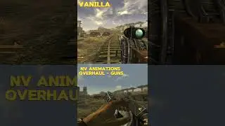Fallout New Vegas Gauss Rifle Animation Comparison : Vanilla vs Modded