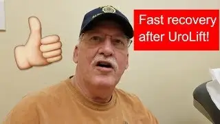 Urgency much better after UroLift for BPH / enlarged prostate. Fast recovery.
