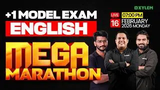 Plus One Model Exam English | Mega Marathon | Xylem Plus One