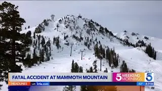 Skier dies at Mammoth Mountain