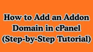 Как добавить дополнительный домен в cPanel (пошаговое руководство)