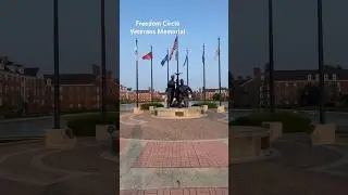 Freedom Circle Veteran&rsquo;s Memorial Carmel, IN #veteran #memorial #america #american #indiana #usa