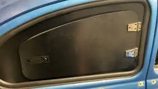 Prototype VW beetle quarter window hatch