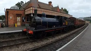 GER-Y14-0-6-0 564 Weybourne Station with Victorian rolling stock