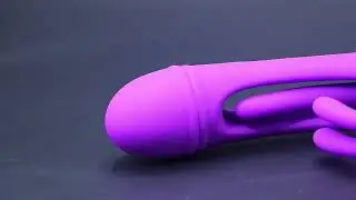 Hollow Rabbit Head Double Vibrator Masturbator