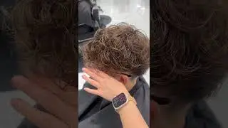 Man&rsquo;s hair cut & digital perm