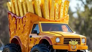  AMAZING FOOD TRUCK  MONSTER TRUCK FOOD MONSTER TRUCK SATISFYING AI  VIDEO AI GENERATED ASMR 