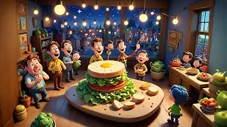 My Sandwich Is Singing Again! 🥪🎶 | Silly Nursery Rhyme for Kids
