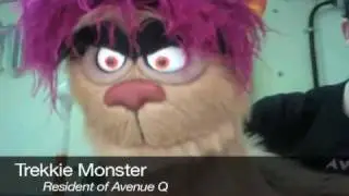 Avenue Q's Trekkie Monster and his actor Jason Heymann chat with the Lied Center