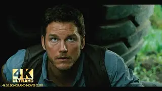Jurassic world Indominous Rex Escape Scene 4k. clip from Jurassic world (2015)