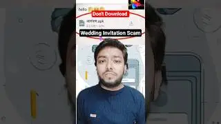 WhatsApp Wedding Invitation scam | Wedding Season in India #shorts #ytshorts #wedding