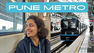 Travelling on PUNE METRO | Nal Stop to Pune Railway Station | Aarati Kulkarni
