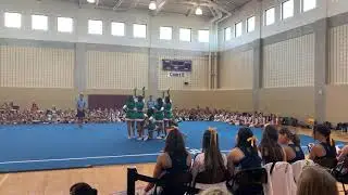 Sam Houston High School Cheerleaders Hurricanes 2019-2020 UCA Camp Rally