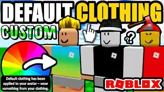 Is It Possible To Change The Default Clothing Colour!? (ROBLOX)