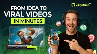 Clipsfield AI  Promo 2 Demo 1 2, Text & video placeholders