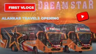 New add ALANKAR TRAVELS OPENING VLOGS ✨❤️#luxuary#bustours#drawing#bustravels #shortvideo#viralvideo