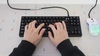 TGR Jane V2 CE: Typing sounds (Top-mounted; Cherry MX Retooled Black)