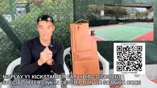  @Nisplay  Y1 ball machine x Coach Henry. Special link in description Kickstarter Earlybird Discount