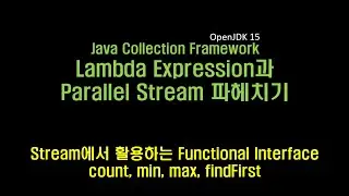 데이터 분석 11강 - Stream에서 활용하는 Functional Interface - count, min, max, findFirst