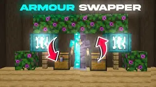 Minecraft armor stand swapper tutorial 🤯 ? #minecraft #minecraftpe #bedrock #javaminecraft