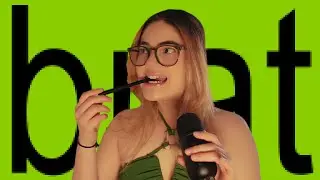 graphic designer babbles about the brat album cover