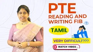 PTE Reading and Writing FIB-Tips,Tricks & Strategy to get 90 by Jincy in Tamil |  Gems Abroad