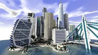 Building an Epic Modern City in Minecraft | Skyscrapers, Parks & Futuristic Designs!