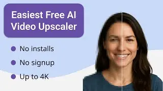 Free AI Video Upscaler: The easiest way to upscale videos for free in 2025