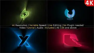 Cinematic Rays Production Logo Intro - After Effects Template
