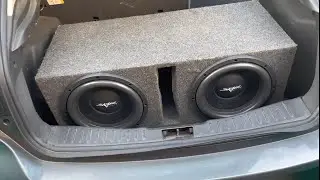 2 12 inch Skar Audio subwoofer install - VD12-4. 2013 Ford Focus
