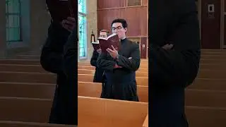 The Seminarians Sound Great Together Singing a Latin Hymn