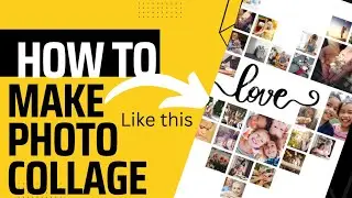 How to make photo collage upto 20 photos |Canva tutorial #8