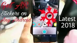 How to get A.R stickers on any Android without root latest trick 2018 ||by technical aman||