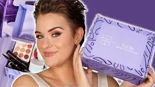 Tarte Sunrise Eyeshadow Palette Tutorial + No Fake Lashes | BoxyCharm Premium October 2022