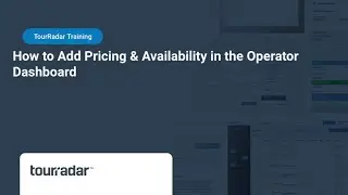 How to Add Pricing & Availability in the Operator Dashboard