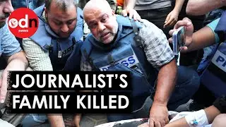 Moment Al Jazeera Journalist Finds Family killed by Israeli Airstrike