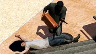 GTA V Lamar Kills Trevor