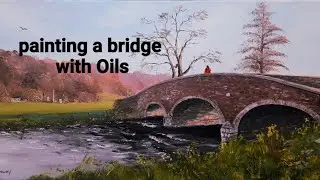 Painting a Bridge by a River part 1