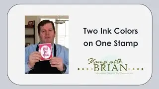 Two Ink Colors on One Stamp