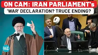 On TV, Iran Parliament's 'War' Declaration With Angry Anti-US,Israel Chants As Araghchi Warns Trump?