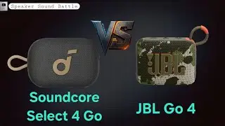 Soundcore Select 4 Go vs JBL Go 4 - Mini Portable Bluetooth Speaker Sound Battle Comparison
