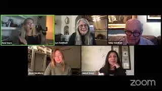 eddy's world watch party Ricki Stern, Annie Sundberg, Eddy goldfarb Lyn Goldfarb, Jannat Gargi